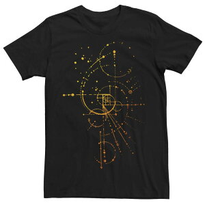 �A�j���L�����N�^�[ �����Y �g�b�v�X T�V���c �O���t�B�b�N Licensed Character Men'sparkle Golden Ratio Graphic Tee Black �u���b�N