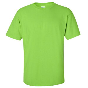 �M���_�� �����Y �g�b�v�X T�V���c �R�b�g�� Gildan Mens Ultra Cotton Short Sleeve T-Shirt Lime ���C��