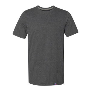 ���b�Z���A�X���`�b�N �����Y �g�b�v�X T�V���c Russell Athletic Essential 60/40 Performance T-shirt Black Heather �u���b�N