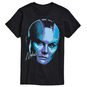 �}�[�x�� �����Y �g�b�v�X T�V���c �O���t�B�b�N Men's Marvel Guardians Of The Galaxy Nebula Portrait Graphic Tee Black �u���b�N