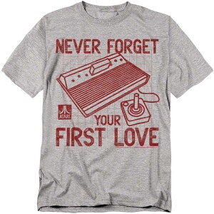 �A�j���L�����N�^�[ �����Y �g�b�v�X T�V���c �g�[�� �O���t�B�b�N Licensed Character Big & Tall Atari First Love Graphic Tee Heather Gray �O���[