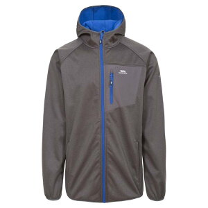 �g���X�p�X �����Y �A�E�^�[ �W���P�b�g�E�u���]�� Trespass Mens Dayton Softshell Jacket Carbon Marl �}�[��