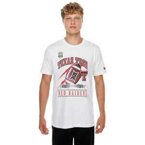 �j���[�G�� �����Y �g�b�v�X T�V���c Men's New Era Whitexas Tech Red Raiders 2025 Big 12 Football Champions Lockeroom T-Shirtxt White �z���C�g
