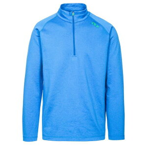�g���X�p�X �����Y �A�E�^�[ �j�b�g�E�Z�[�^�[ Trespass Mens Jozef DLX Active Top Blue �u���[