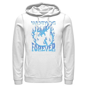 �A�j���L�����N�^�[ �����Y �A�E�^�[ �p�[�J�[�E�X�E�F�b�g �O���t�B�b�N Licensed Character Men's Wu-Tang Forever Blue Fire Graphic Hoodie White �z���C�g