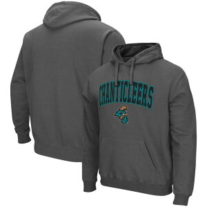 �R���V�A�� �����Y �A�E�^�[ �p�[�J�[�E�X�E�F�b�g ���S Men's Colosseum Charcoal Coastal Carolina Chanticleers Arch and Logo Pullover Hoodie Nc2 Charco �`���R�[��