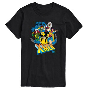 �}�[�x�� �����Y �g�b�v�X T�V���c �g�[�� �O���t�B�b�N Big & Tall Marvel X-Men Group Collage Graphic Tee Black �u���b�N