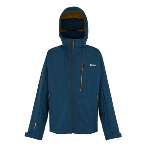 ���K�b�^ �����Y �A�E�^�[ �W���P�b�g�E�u���]�� Regatta Mens Hewitts X Colour Block Soft Shell Jacket Moonlight Denim �f�j��