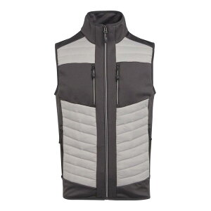 ���K�b�^ �����Y �A�E�^�[ �W���P�b�g�E�u���]�� Regatta Professional Unisex Adulthermal Hybrid Body Warmer Mineral Grey And Ash �O���[