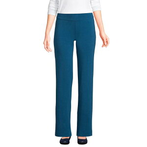 �����Y�G���h ���f�B�[�X �{�g���X �J�W���A���p���c Women's Lands' End Starfish Straight-Leg Pull-On Pants Evening Blue �u���[