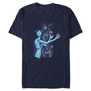 �f�B�Y�j�[ �����Y �g�b�v�X T�V���c �O���t�B�b�N Men's Disney's Avatar Kiri & Woodsprites Graphic Tee Navy �l�C�r�[