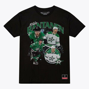 �~�b�`�F��&�l�X �����Y �g�b�v�X T�V���c Men's Mitchell & Ness Mikko Rantanen Black Dallastars Player Collage T-Shirt Str Black �u���b�N