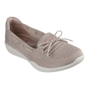 yz XPb`[Y fB[X T_ V[Y Skechers Newbury St Women's Slip-On Shoes Taupe