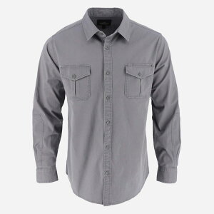 �\���O�b�h �����Y �g�b�v�X T�V���c �{�^���_�E�� Thorogood Men's Utility Stretch Shop Long Sleeve Button Down Shirt Quiet Shade
