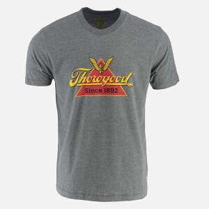 �\���O�b�h �����Y �g�b�v�X T�V���c ���S Thorogood Men's Classic Logo Short Sleeve T-Shirt Dry Heather Gray �O���[