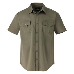 �\���O�b�h �����Y �g�b�v�X T�V���c Thorogood Men'short Sleeve Utility Button Up Shirtea Leaf