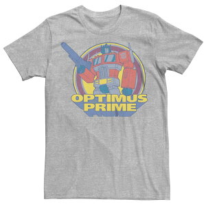 �A�j���L�����N�^�[ �����Y �g�b�v�X T�V���c �O���t�B�b�N Licensed Character Men's Transformers Classic Optimus Prime Graphic Tee Athletic Heather �w�U�[