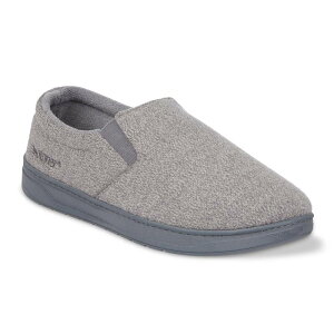 �A�C�\�g�i�[ �����Y �V���[�Y �T���_�� �j�b�g Isotoner Brady Men's Knit Closed Back Slippers Ash �A�b�V��