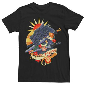 �f�B�Y�j�[ �����Y �g�b�v�X T�V���c �g�[�� Big & Tall Disney Mulan Cri-Kee Great Stone Dragon Tee Black �u���b�N