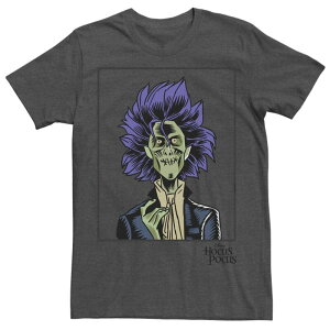 �A�j���L�����N�^�[ �����Y �g�b�v�X T�V���c �g�[�� �O���t�B�b�N Licensed Character Big & Tall Hocus Pocus Billy Butcherson Portrait Graphic Tee Charcoal Heather �`���R�[��