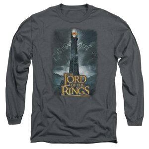 �A�j���L�����N�^�[ �����Y �g�b�v�X T�V���c Licensed Character Lord Of The Rings Always Watching Long Sleeve Adult-shirt Charcoal �`���R�[��