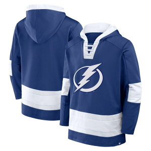 �t�@�i�e�B�N�X �����Y �A�E�^�[ �p�[�J�[�E�X�E�F�b�g �t���[�X Men's Fanatics Blue Tampa Bay Lightning Inside Line Fleece Pullover Hoodie Lgh Blue �u���[