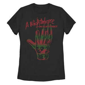 �A�j���L�����N�^�[ ���f�B�[�X �g�b�v�X T�V���c Licensed Character Juniors' A Nightmare On Elm Street Glove Tee Black �u���b�N