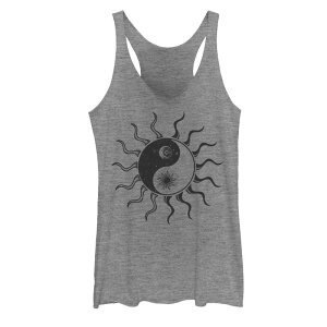 �A���u�����f�b�h ���f�B�[�X �g�b�v�X T�V���c Unbranded Juniors' Sun Moon Yangalactic Tank Top Gray Heather �O���[