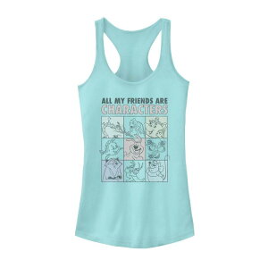 �f�B�Y�j�[ ���f�B�[�X �g�b�v�X T�V���c Juniors' Disney's Princess All My Friends Are Characters Tank Top Cancun