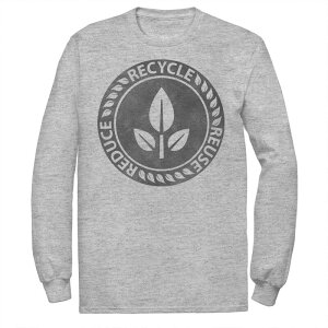 �f�B�Y�j�[ �s�N�T�[ �����Y �g�b�v�X T�V���c ���S Disney / Pixar's WALL-E Men's The Three R's Leaf Logo Tee Athletic Heather �w�U�[