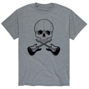 �A�j���L�����N�^�[ �����Y �g�b�v�X T�V���c Licensed Character Men's Crossed Guitars Tee Gray �O���[