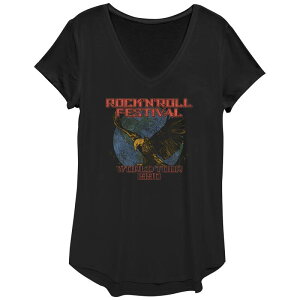 �A���u�����f�b�h ���f�B�[�X �g�b�v�X T�V���c �O���t�B�b�N Unbranded Women's Trendy 90s Festival Tour Graphic Tee Black �u���b�N