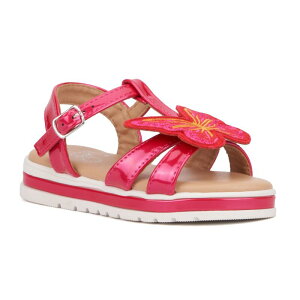 �I���r�A�~���[ ���f�B�[�X �V���[�Y �T���_�� Olivia Miller Butterfly Toddler Girls' Sandals Fuschia �t���[�V��