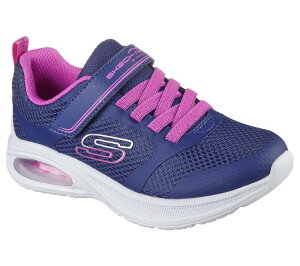 �X�P�b�`���[�Y ���f�B�[�X �V���[�Y �X�j�[�J�[ Skechers Microspec Max Advance Unstoppable Pace Girls' Sneakers Navy Pink �l�C�r�[