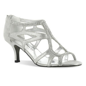 �C�[�W�[�X�g���[�g ���f�B�[�X �V���[�Y �p���v�X �q�[�� Easy Street Flattery Women's Evening Dress Heelsilver �V���o�[