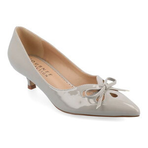 �W�����l �R���N�V���� ���f�B�[�X �V���[�Y �p���v�X Journee Collection Lutana Women's Bow Pumps Gray �O���[
