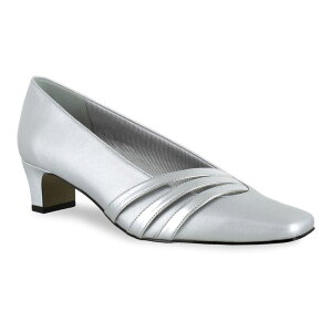 �C�[�W�[�X�g���[�g ���f�B�[�X �V���[�Y �p���v�X Easy Street Entice Women'square Toe Pumpsilver Satin �V���o�[