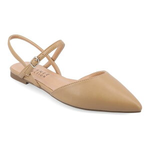 �W�����l �R���N�V���� ���f�B�[�X �V���[�Y �T���_�� Journee Collection Martine Women'superNatural Shades Tru Comfort Foam Dress Flats Honey