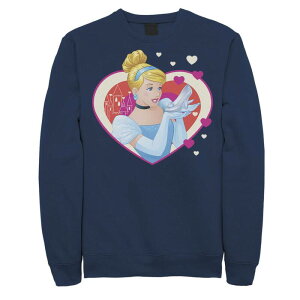 �f�B�Y�j�[ �����Y �A�E�^�[ �p�[�J�[�E�X�E�F�b�g �V���c Disney's Cinderella Valentine'sparkle Hearts Men'sweatshirt Navy �l�C�r�[
