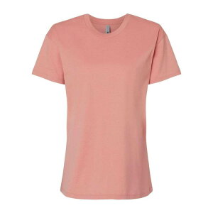 �t���\ ���f�B�[�X �g�b�v�X T�V���c �R�b�g�� Floso Next Level Women ´ s Cotton Relaxed T-shirt Desert Pink �s���N