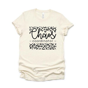 Simply Sage Market ���f�B�[�X �g�b�v�X T�V���c �O���t�B�b�N Simply Sage Market Leopard Chaos Coordinator Short Sleeve Graphic Tee Cream �N���[��