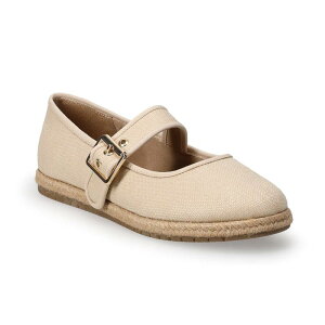 LC Lauren Conrad ���f�B�[�X �V���[�Y �T���_�� LC Lauren Conrad Holland Women's Espadrille Mary Jane Flats Natural