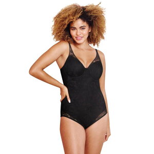 �o�� ���f�B�[�X �{�g���X �J�W���A���p���c ���[�X Bali Firm Control Ultra Light Body Shaper with Lace 6552 Black �u���b�N