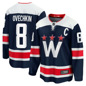 �t�@�i�e�B�N�X �����Y �g�b�v�X T�V���c �L���b�v �W���[�W�[ Men's Fanatics Branded Alexander Ovechkinavy Washington Capitals 2020/21 Alternate Premier Breakaway Player Jersey Cap Navy �l�C�r�[