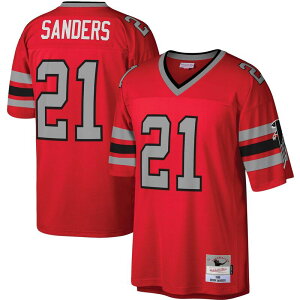 �~�b�`�F��&�l�X �����Y �g�b�v�X T�V���c �W���[�W�[ Men's Mitchell & Ness Deion Sanders Red Atlanta Falcons Legacy Replica Jersey Fal Red ���b�h