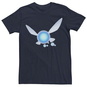 �A�j���L�����N�^�[ �����Y �g�b�v�X T�V���c Licensed Character Men's Nintendo Zelda Navi Big Portraitee Navy �l�C�r�[