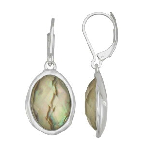 �l�[�s�A ���f�B�[�X �A�N�Z�T���[ �s�A�X�E�C�������O Napier Silver-Tone Simulated Green Gemstone Single Drop Earrings Green �O���[��