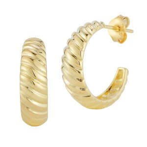 Sunkissed Sterling ���f�B�[�X �A�N�Z�T���[ �s�A�X�E�C�������O Sunkissed Sterlingraduated Twist Hoop Earrings Gold Tone �S�[���h