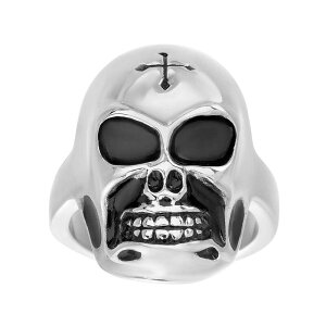 �A���u�����f�b�h �����Y �A�N�Z�T���[ �����O T�V���c Unbranded Men'stainlessteel Skull Ring Silver Tone �V���o�[
