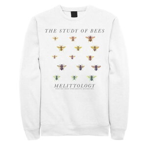 �A���u�����f�b�h ���f�B�[�X �A�E�^�[ �p�[�J�[�E�X�E�F�b�g �V���c �t���[�X Unbranded Juniors' Melittology The Study Of Bees Fleece Sweatshirt White �z���C�g